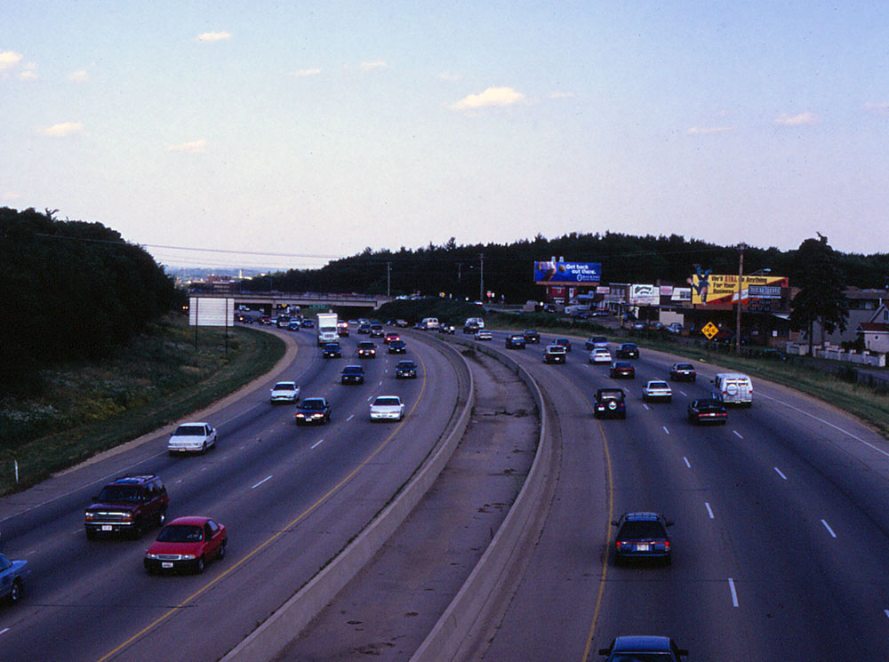 Madison Beltline highway at dusk