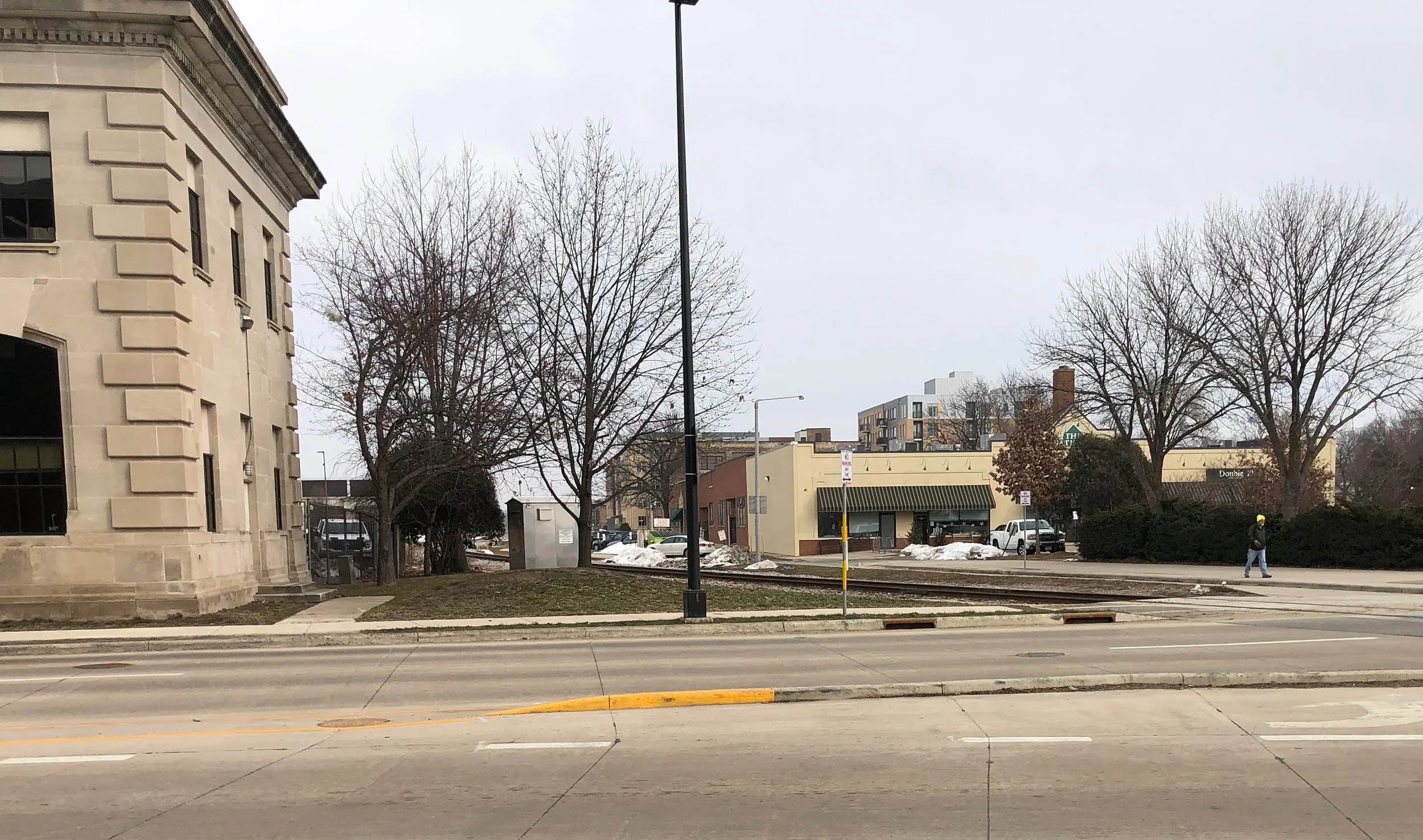 Possible Amtrak station site near former station on Blair Street in Madison